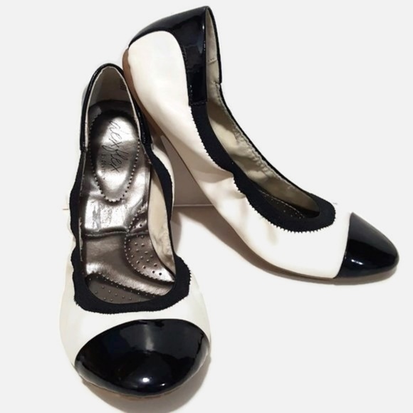 Dexter Shoes - Dexter Deflex Cap Toe Ballerina Flats Size 9.5